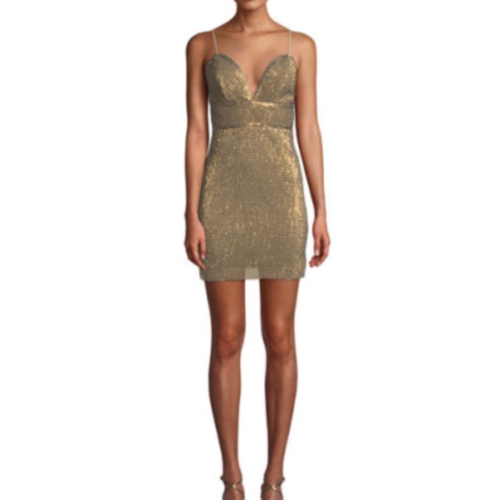 Stretch Sequin Mini Dress